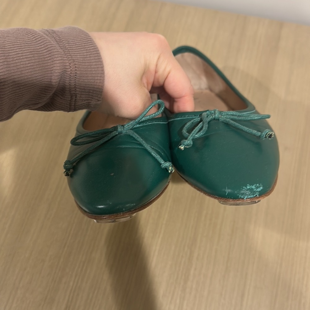 A. Soliani Teal Women's Loafers - Picture 3 of 8